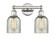 Edison Two Light Bath Vanity in Polished Nickel (405|616-2W-PN-G259)