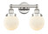 Edison Two Light Bath Vanity in Polished Nickel (405|616-2W-PN-G201-6)
