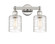 Edison Two Light Bath Vanity in Polished Nickel (405|616-2W-PN-G1113)