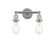 Edison Two Light Bath Vanity in Polished Chrome (405|616-2W-PC)