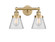 Edison Two Light Bath Vanity in Brushed Brass (405|616-2W-BB-G62)