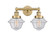 Edison Two Light Bath Vanity in Brushed Brass (405|616-2W-BB-G534)