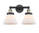 Edison Two Light Bath Vanity in Black Antique Brass (405|616-2W-BAB-G41)