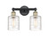 Edison Two Light Bath Vanity in Black Antique Brass (405|616-2W-BAB-G1113)