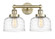 Edison Two Light Bath Vanity in Antique Brass (405|616-2W-AB-G713)