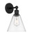 Edison One Light Wall Sconce in Matte Black (405|616-1W-BK-GBC-82)