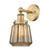 Edison One Light Wall Sconce in Brushed Brass (405|616-1W-BB-G146)