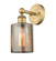 Edison One Light Wall Sconce in Brushed Brass (405|616-1W-BB-G116)