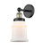 Edison One Light Wall Sconce in Black Antique Brass (405|616-1W-BAB-G181)