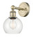 Edison One Light Wall Sconce in Antique Brass (405|616-1W-AB-G122-6)