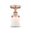 Edison One Light Semi-Flush Mount in Antique Copper (405|616-1F-AC-G181S)