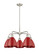 Ballston Five Light Chandelier in Satin Nickel (405|516-5CR-SN-MBD-75-RD)