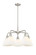 Ballston Five Light Chandelier in Satin Nickel (405|516-5CR-SN-GBD-754)