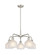 Downtown Urban Five Light Chandelier in Satin Nickel (405|516-5CR-SN-G411)