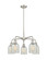 Ballston Five Light Chandelier in Satin Nickel (405|516-5CR-SN-G2511)