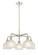 Downtown Urban Five Light Chandelier in Polished Nickel (405|516-5CR-PN-G411)