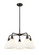 Downtown Urban Five Light Chandelier in Oil Rubbed Bronze (405|516-5CR-OB-GBD-751)