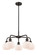 Downtown Urban Five Light Chandelier in Oil Rubbed Bronze (405|516-5CR-OB-G91)