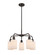 Downtown Urban Five Light Chandelier in Oil Rubbed Bronze (405|516-5CR-OB-G341)