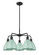 Ballston Five Light Chandelier in Matte Black (405|516-5CR-BK-MBD-75-SF)