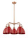 Downtown Urban Five Light Chandelier in Antique Copper (405|516-5CR-AC-MBD-75-RD)