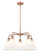 Ballston Five Light Chandelier in Antique Copper (405|516-5CR-AC-GBC-81)