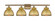 Ballston Four Light Bath Vanity in Brushed Brass (405|516-4W-BB-M14-BB)