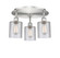 Ballston Three Light Semi-Flush Mount in Satin Nickel (405|516-3C-SN-G112)