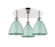 Ballston Three Light Flush Mount in Polished Nickel (405|516-3C-PN-MBD-75-SF)