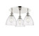 Ballston Three Light Semi-Flush Mount in Polished Nickel (405|516-3C-PN-GBD-754)
