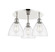 Ballston Three Light Semi-Flush Mount in Polished Nickel (405|516-3C-PN-GBD-752)