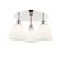 Ballston Three Light Semi-Flush Mount in Polished Nickel (405|516-3C-PN-GBD-751)