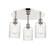 Ballston Three Light Semi-Flush Mount in Polished Nickel (405|516-3C-PN-G342)