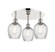 Ballston Three Light Semi-Flush Mount in Polished Nickel (405|516-3C-PN-G292)