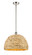 Ballston One Light Pendant in Polished Nickel (405|516-1S-PN-RBD-16-NAT)