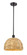 Ballston One Light Mini Pendant in Oil Rubbed Bronze (405|516-1S-OB-RBD-12-NAT)