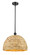 Ballston One Light Mini Pendant in Matte Black (405|516-1S-BK-RBD-16-NAT)