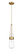 Downtown Urban One Light Pendant in Brushed Brass (405|452-1P-BB-G452-4CL)