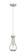 Downtown Urban One Light Pendant in Satin Nickel (405|451-1P-SN-G451-5CL)