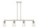 Downtown Urban Four Light Island Pendant in Polished Nickel (405|434-4I-PN-G434-7DE)