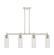 Downtown Urban Four Light Island Pendant in Polished Nickel (405|434-4I-PN-G434-12SDY)