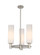 Downtown Urban LED Pendant in Satin Nickel (405|434-3CR-SN-G434-12WH) Downtown Urban LED Pendant in Satin Nickel (405|434-3CR-SN-G434-12WH)