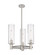 Downtown Urban LED Pendant in Satin Nickel (405|434-3CR-SN-G434-12SDY)