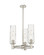 Downtown Urban Three Light Pendant in Polished Nickel (405|434-3CR-PN-G434-12DE)