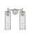 Downtown Urban Two Light Bath Vanity in Satin Nickel (405|434-2W-SN-G434-12DE)