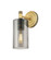 Downtown Urban One Light Wall Sconce in Brushed Brass (405|434-1W-BB-G434-7SM)