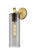 Downtown Urban LED Wall Sconce in Brushed Brass (405|434-1W-BB-G434-12SM)