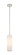 Downtown Urban One Light Pendant in Polished Nickel (405|434-1S-PN-G434-12WH)