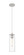 Downtown Urban One Light Pendant in Satin Nickel (405|434-1P-SN-G434-12CL)