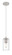Downtown Urban One Light Pendant in Polished Nickel (405|434-1P-PN-G434-7SDY)